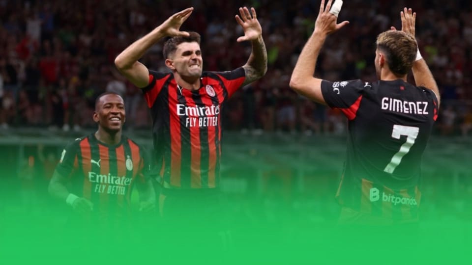 Milan-Bari 2-0, gol di Leão e Pulisic: il Diavolo avanza in Coppa Italia