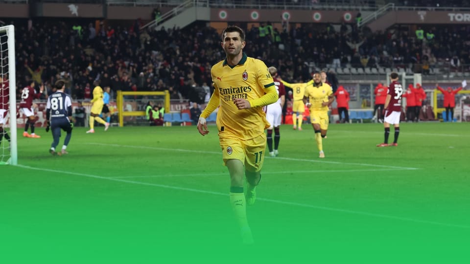 El Diez: Pulisic è il 10 del Milan e in 10 minuti stende il Toro