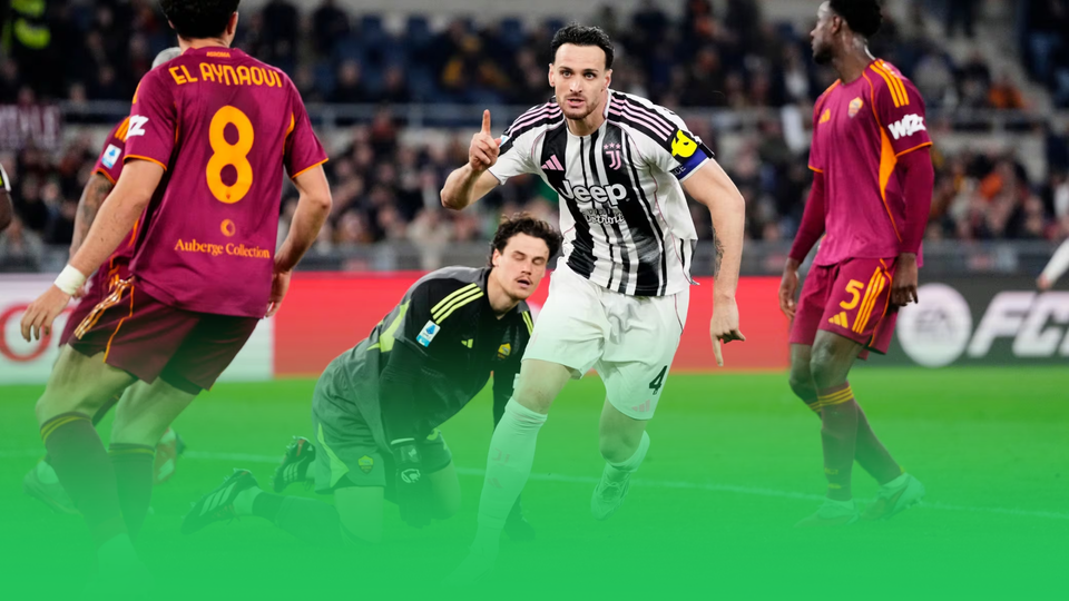 Suicidio giallorosso nel finale: bomber Gatti evita la debacle juventina